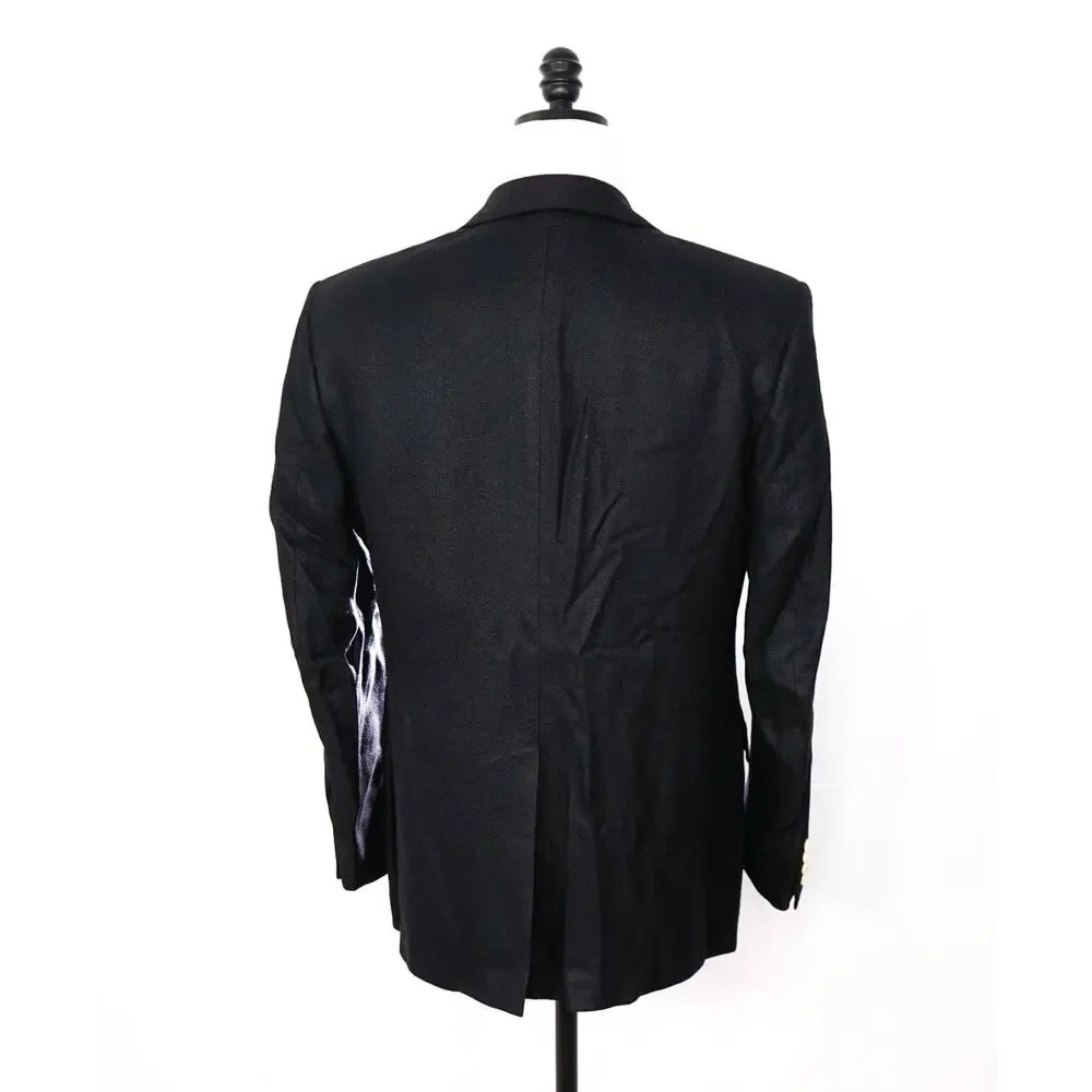 BROOKS BROTHERS - *VINTAGE* Black PURE SILK Blazer - 44L